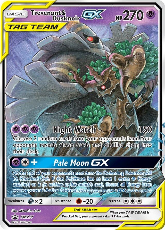 Trevenant & Dusknoir GX #SM217