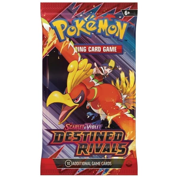 Pokemon Scarlet & Violet Destined Rivals Booster Pakker (Forhåndsbestilling, forventet inn 18 mars)