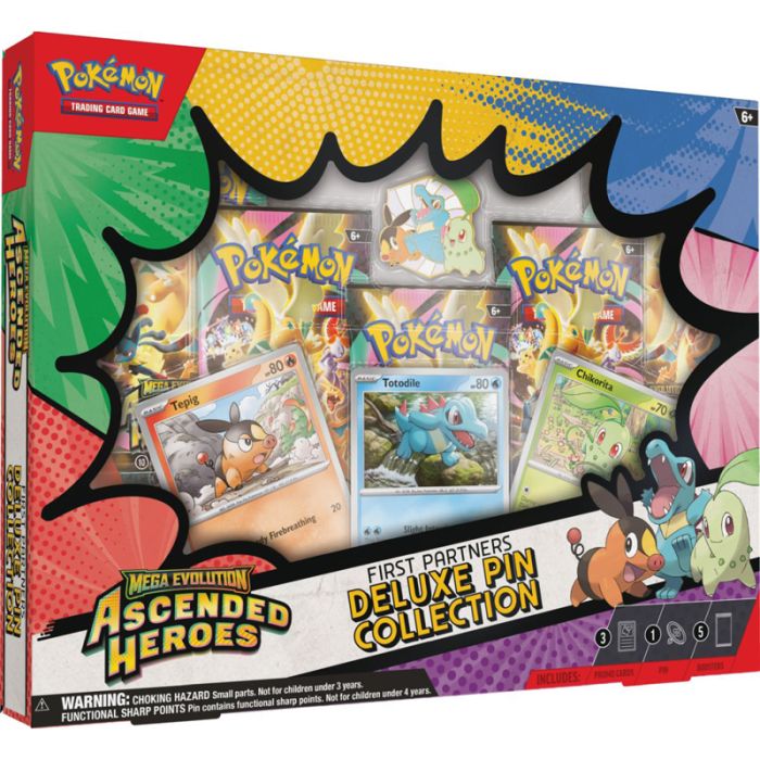 Pokemon Ascended Heroes First Partners Deluxe Pin Collection