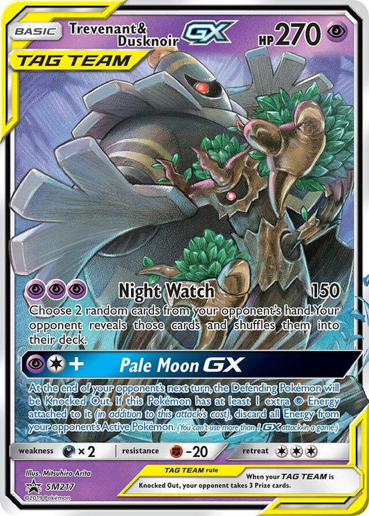 Trevenant & Dusknoir GX #SM217