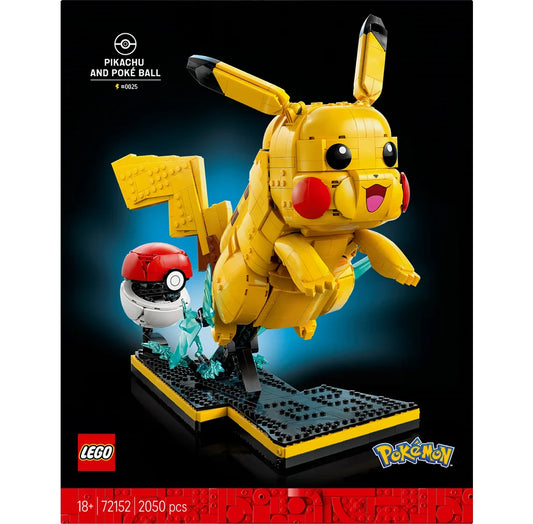 Pokemon LEGO: Pikachu and Poké Ball Figure (72152)