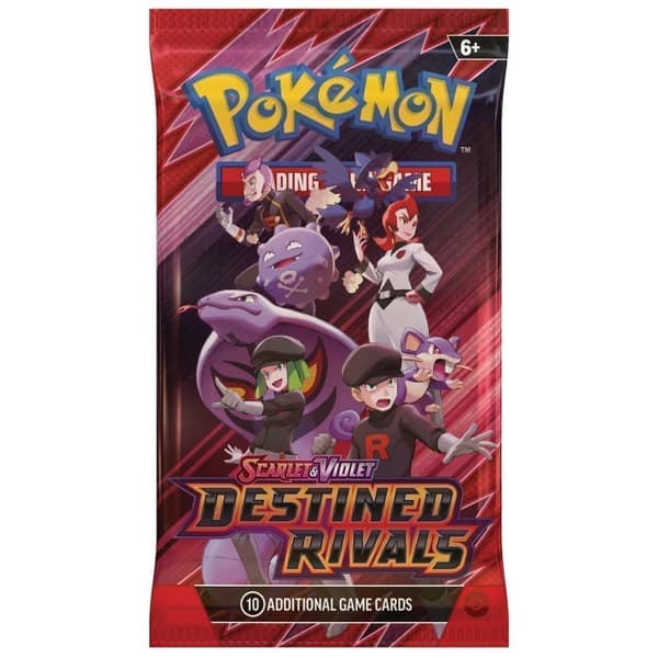 Pokemon Scarlet & Violet Destined Rivals Booster Pakker (Forhåndsbestilling, forventet inn 18 mars)