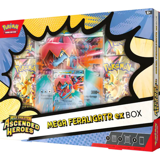 Pokemon Ascended Heroes Mega Feraligatr ex Box